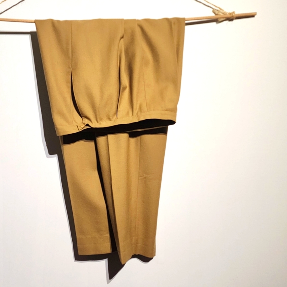 Wool trousers, size 12, side button, lined
